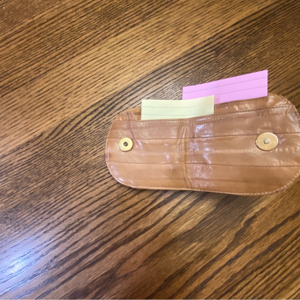 VTG Royal Hock eel skin keychain small wallet.